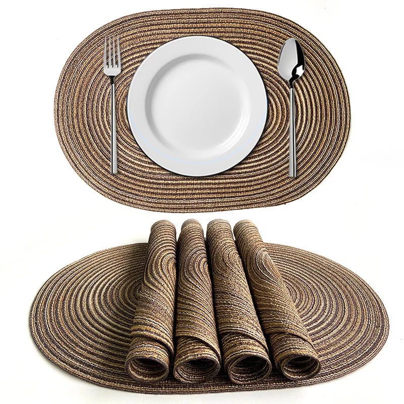 Oversized Woven Table Mats