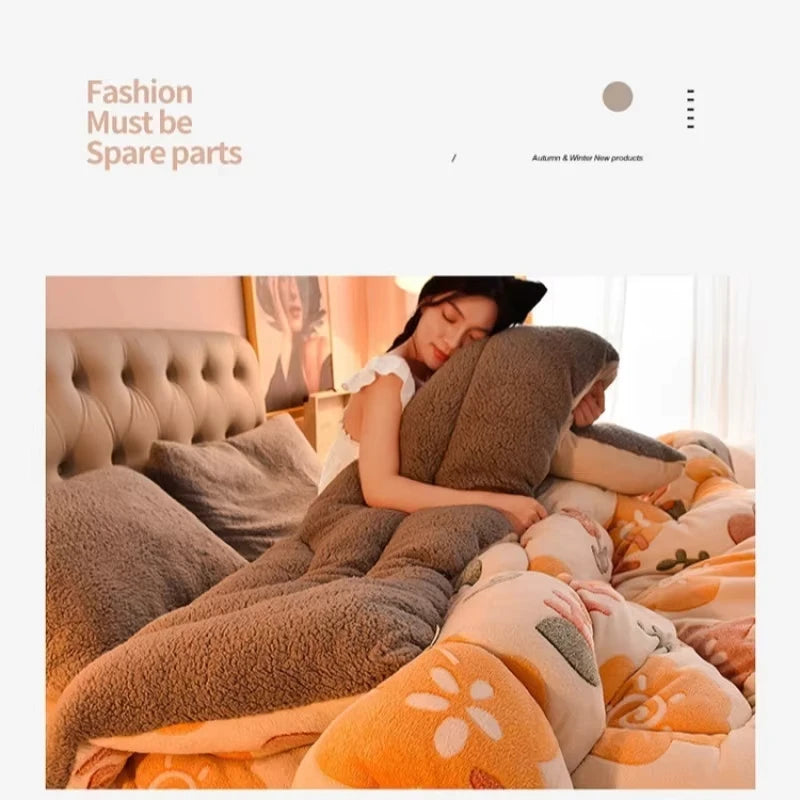 Comforter on a bed