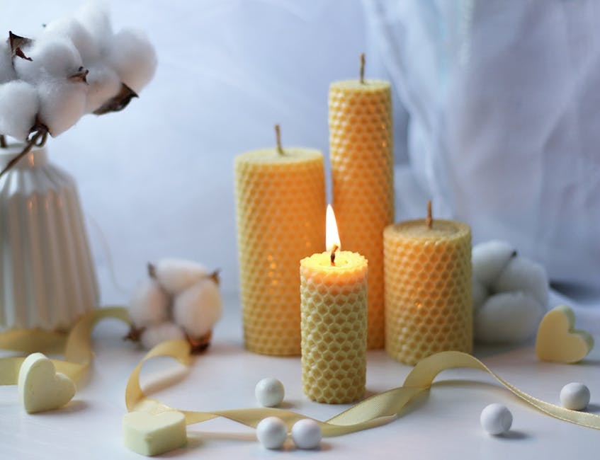 DIY Beeswax Candles: Crafting Your Own for a Cozy Glow