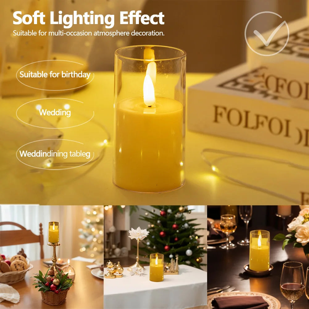 Flickering Flameless LED Tealight Candles