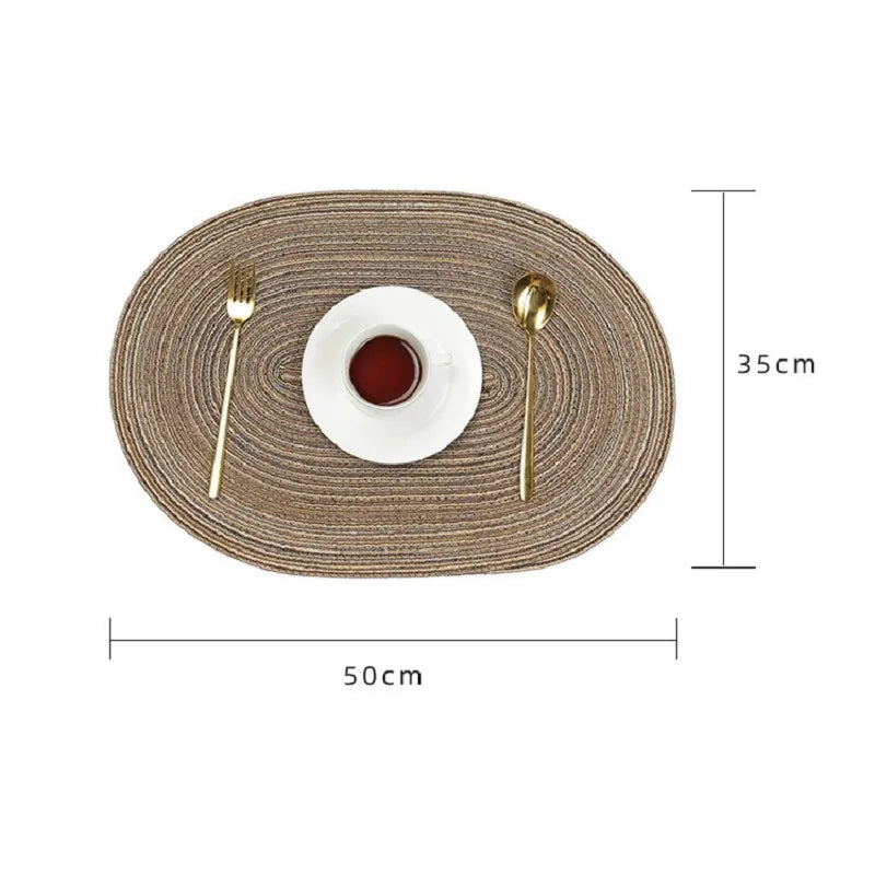 Oversized Woven Table Mats