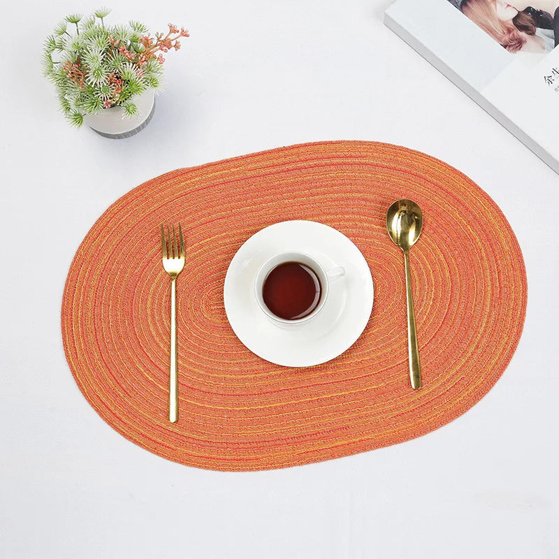 Oversized Woven Table Mats