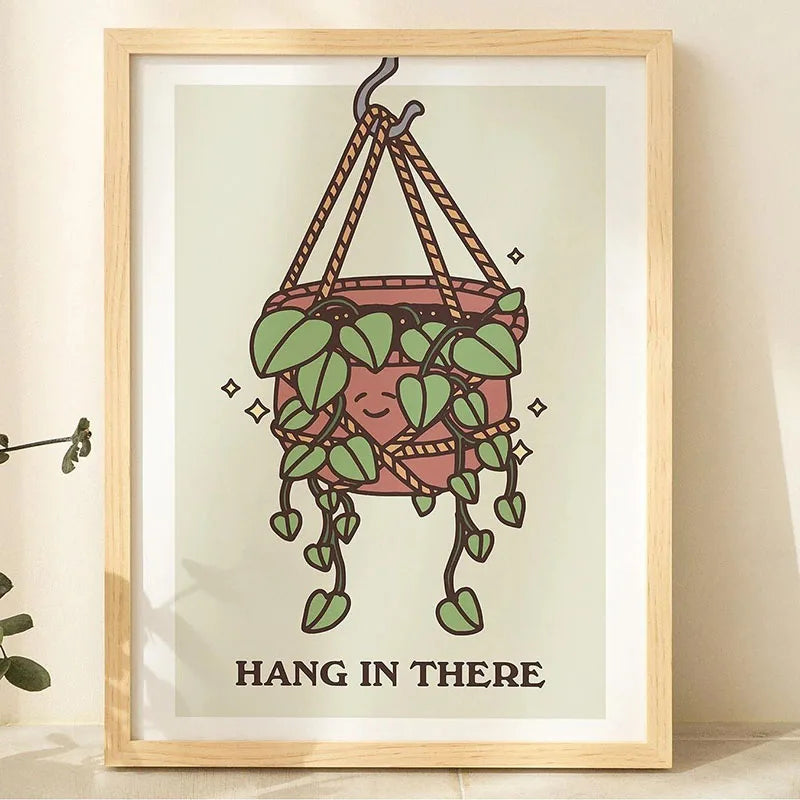Green Botanical Canvas Art Print