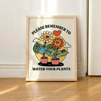 Green Botanical Canvas Art Print