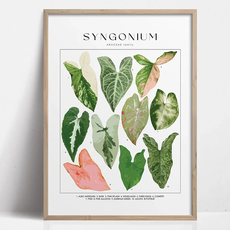 Green Botanical Canvas Art Print