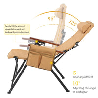Modern Folding Outdoor Lounge Chair