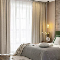 Lace Embroidered Blackout Curtain