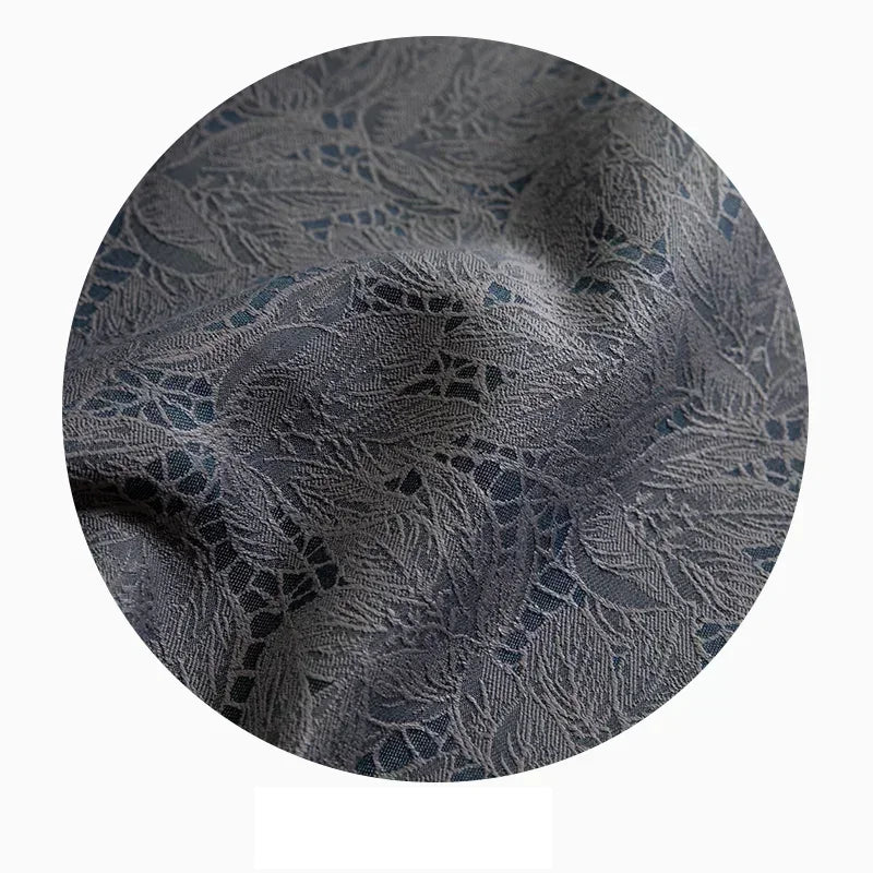 Lace Embroidered Blackout Curtain