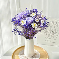 Natural Dried Flower Bouquet with Eternal Rose