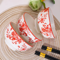 3-Piece Ceramic Rice Bowl Set