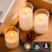 Flickering LED Flameless Candles