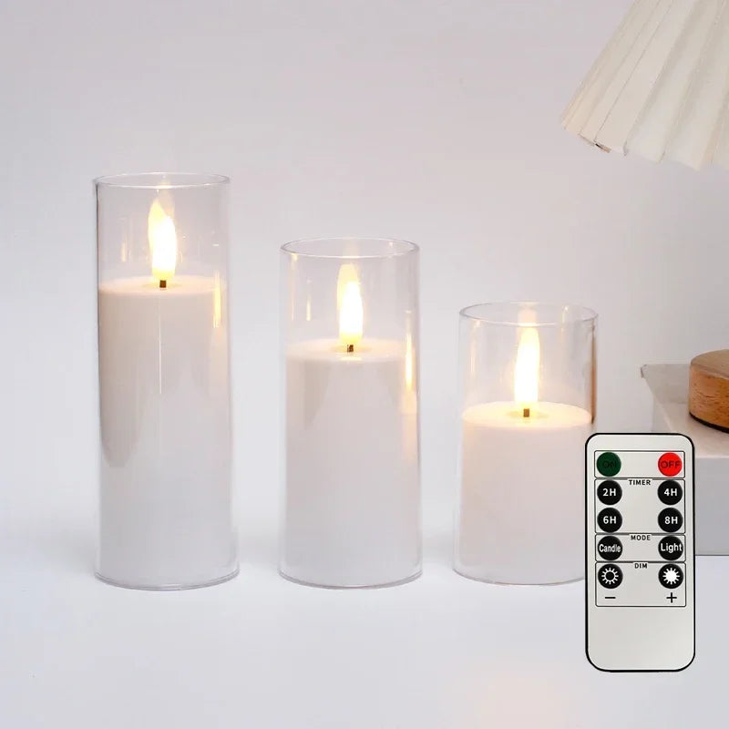 Flickering LED Flameless Candles