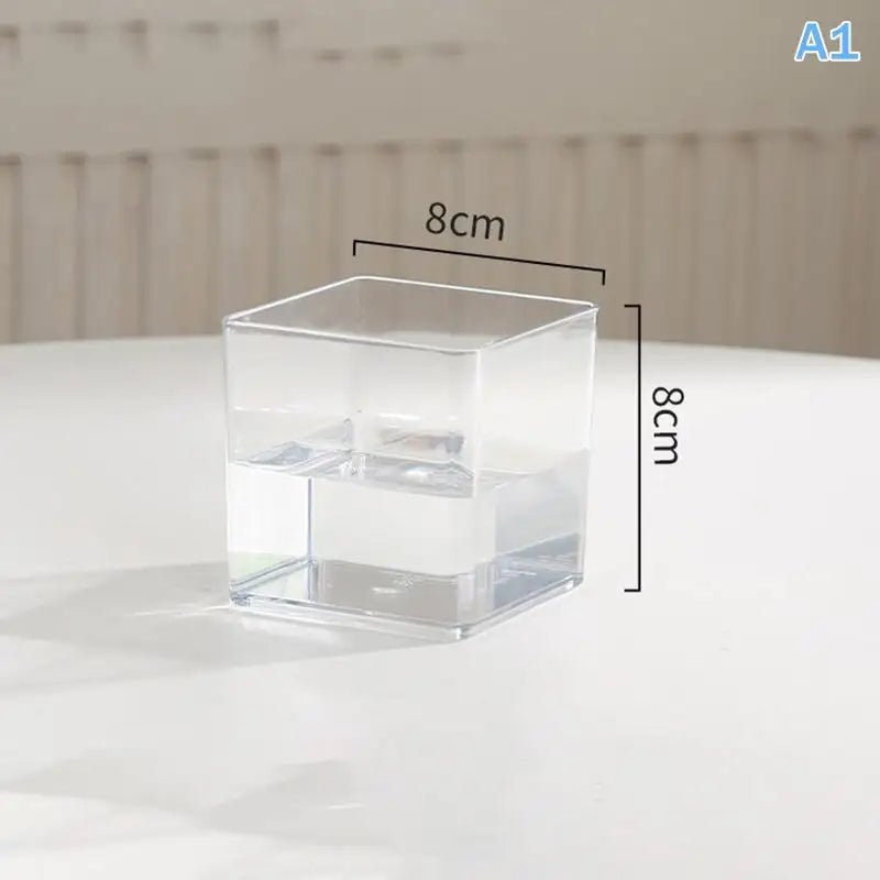 Clear Acrylic Plant Pot