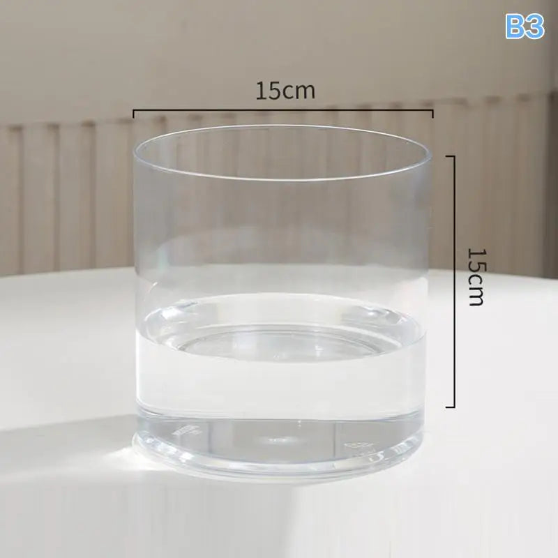 Clear Acrylic Plant Pot
