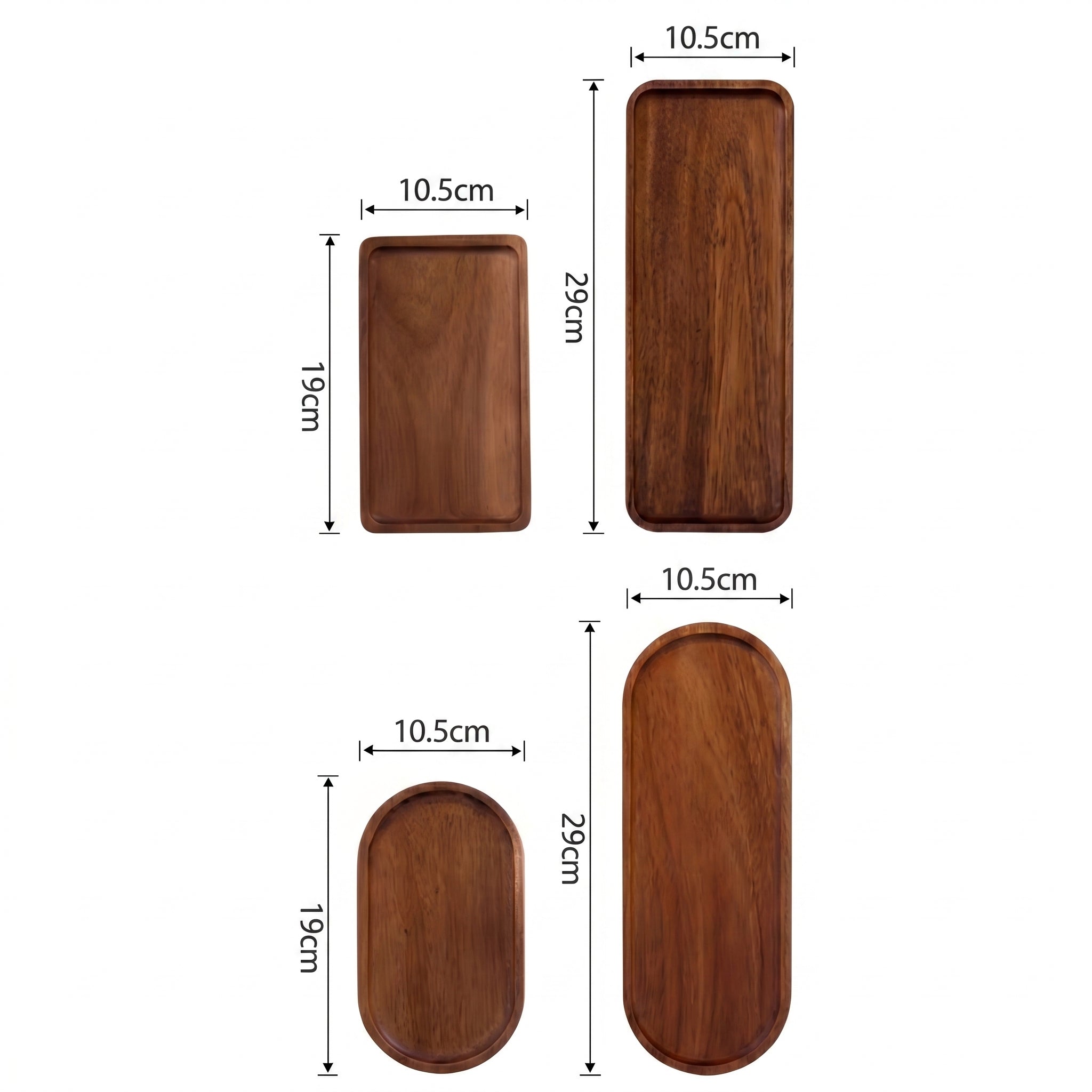 Dark Wood Serving Tray