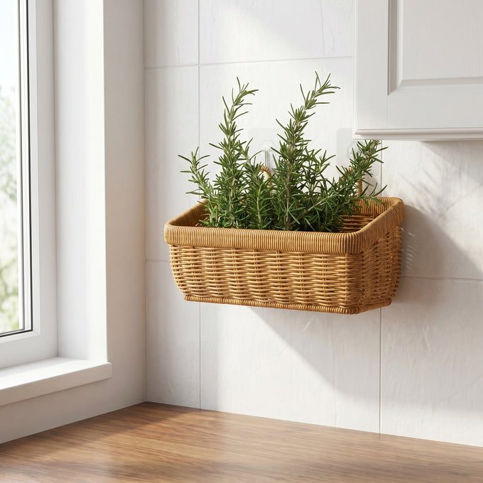 Basket in a bathroom