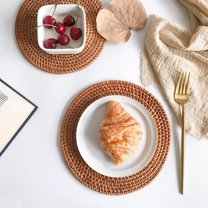 Natural fiber coaster