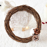 Natural Handwoven Rattan Wreath Base
