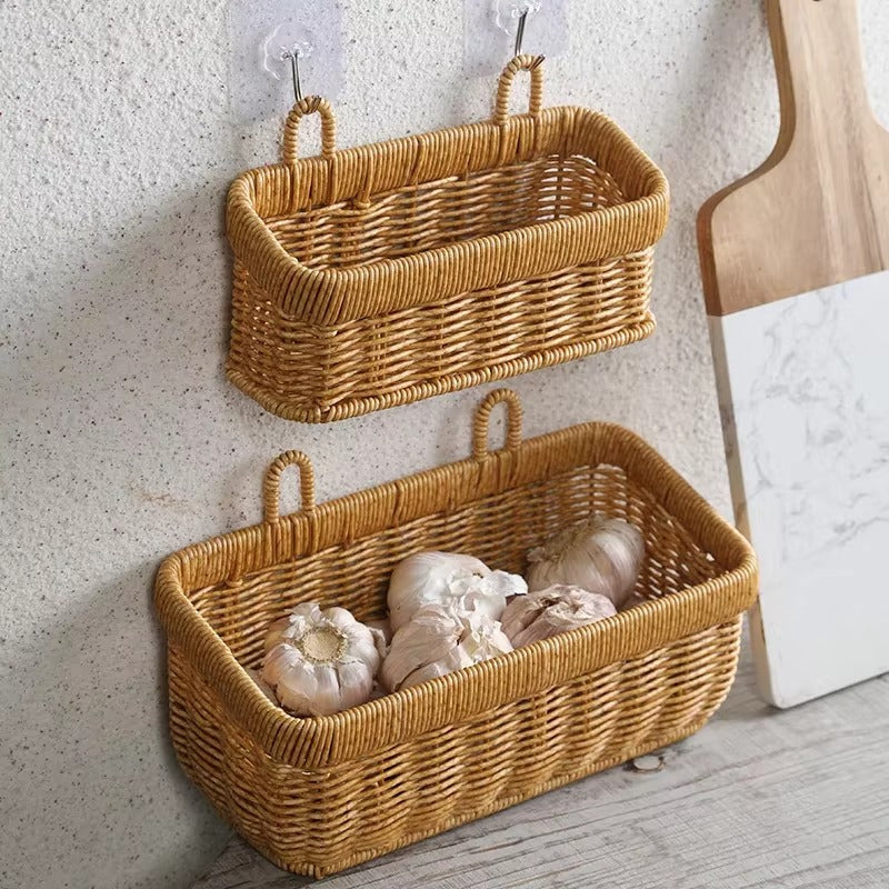 Rattan Style Hanging Storage