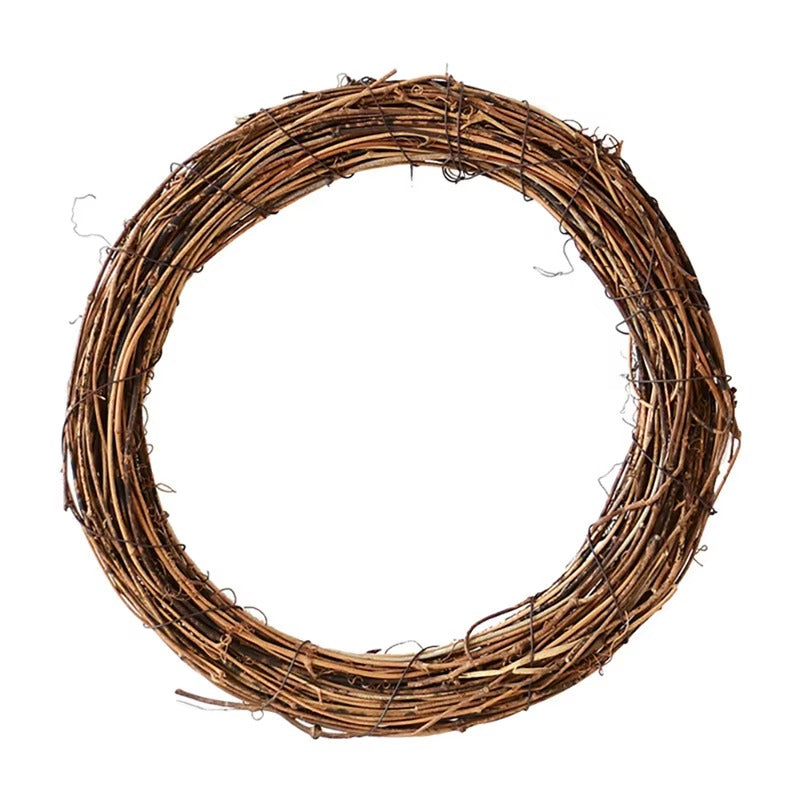 Natural Handwoven Rattan Wreath Base