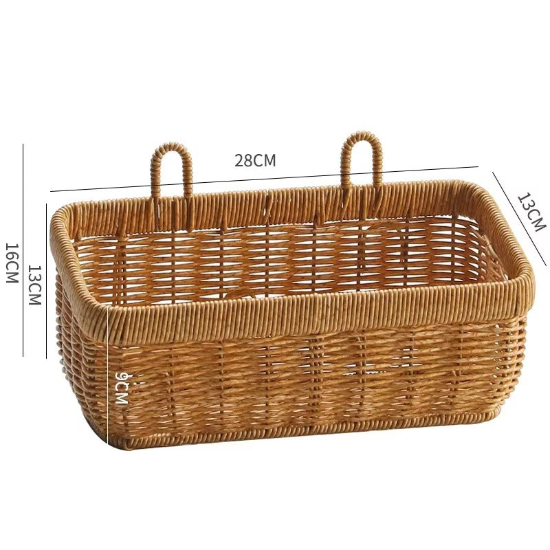 Rattan Style Hanging Storage