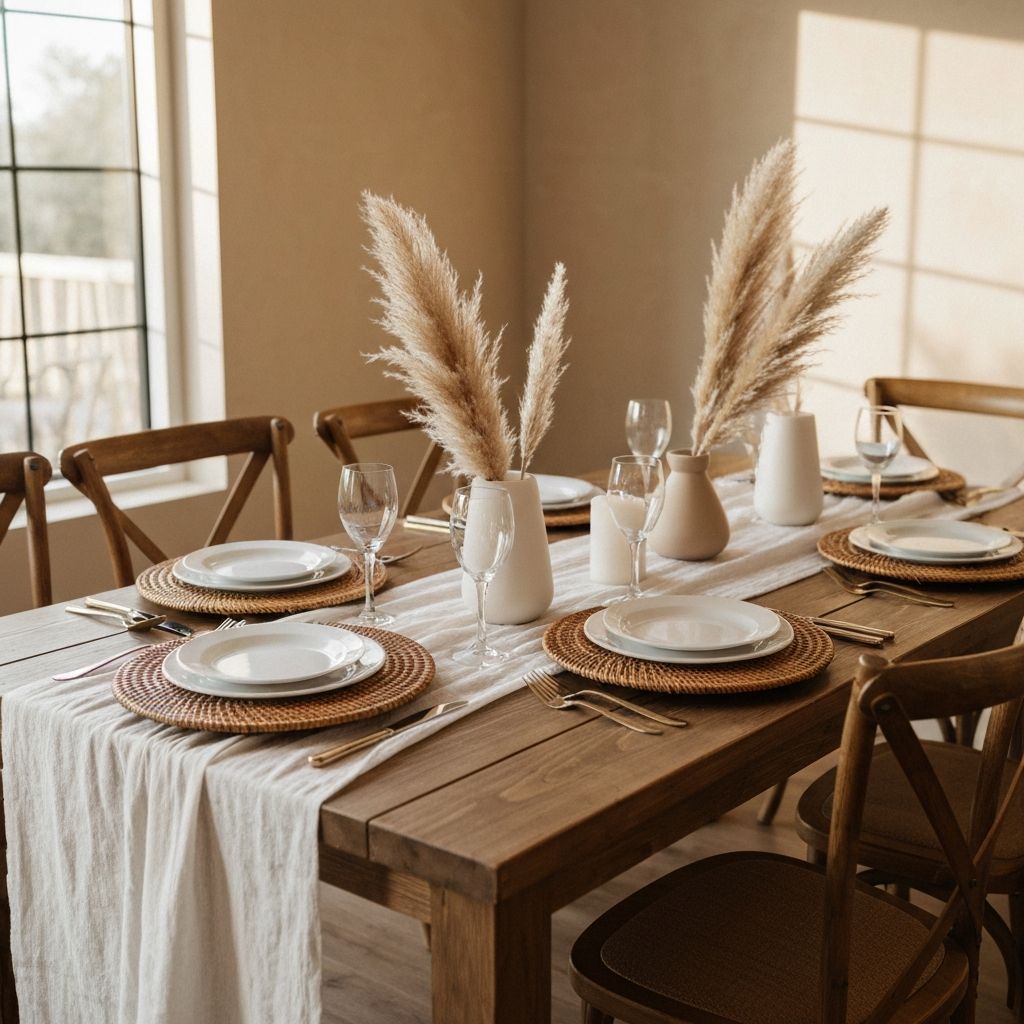 For the table